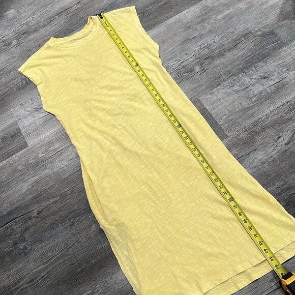 The Normal Brand Vintage Slub Tee Dress midi yellow - 100% cotton - XS/S - Picture 14 of 16